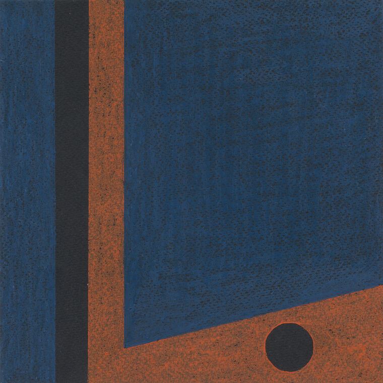 Картины Abstraction in minimalism blue