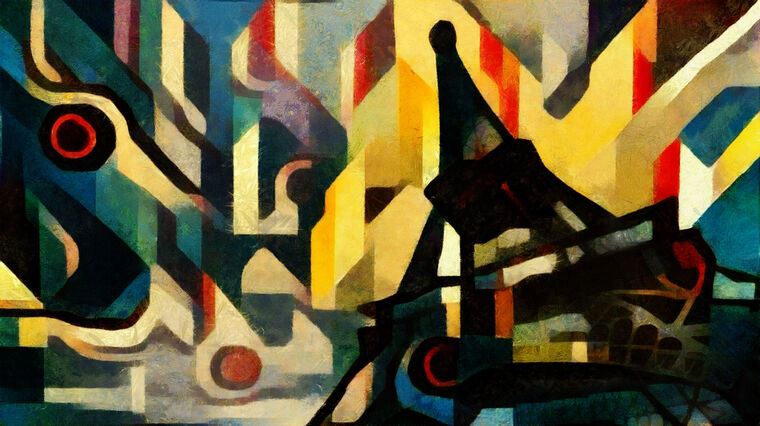 Картины The Eiffel tower in cubism