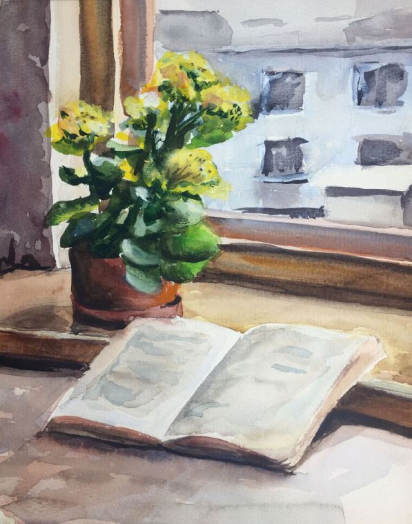 Картины The book by the window