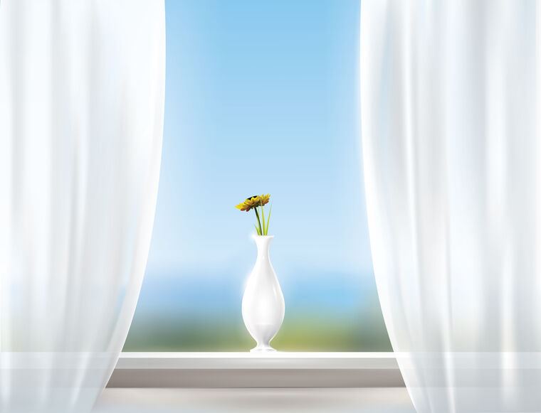 Репродукции картин White vase with flower