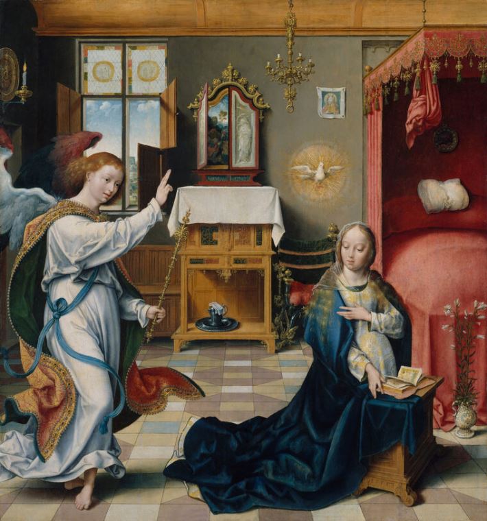 Картины The Annunciation (Joos van Cleve)