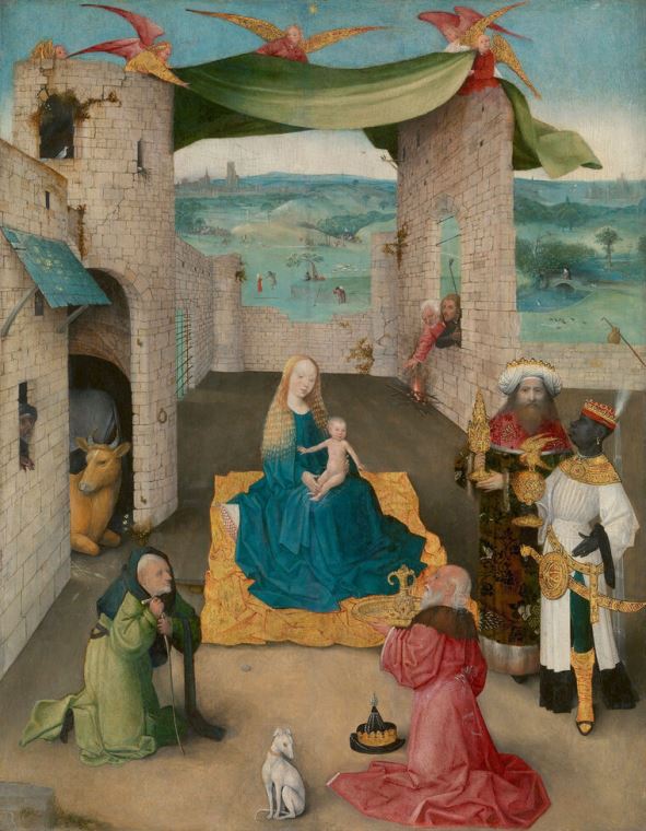 Картины The adoration of the Magi, Hieronymus Bosch