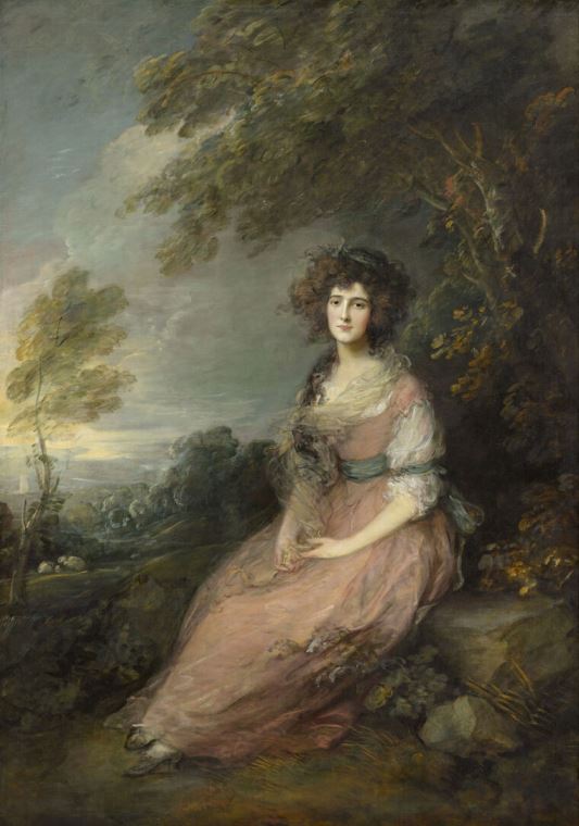 Картины Mrs. Richard Brinsley Sheridan (Thomas Gainsborough)