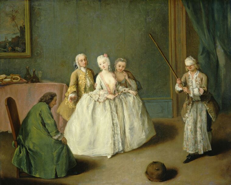 Картины The game is in a pot (Pietro Longhi)