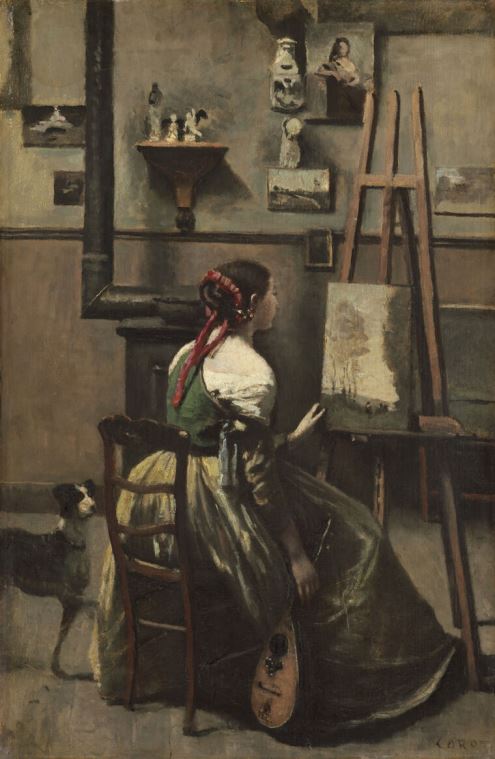 Картины The artist's Studio (Camille Corot)