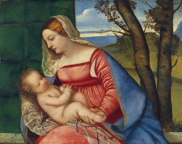 Картины Madonna and child (Titian)