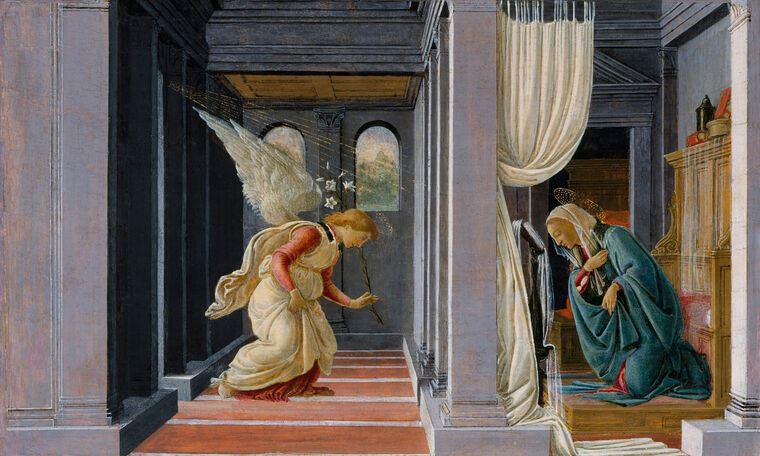 Картины The Annunciation (Botticelli)