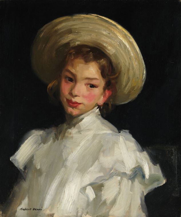 Paintings Dutch girl in white (Robert Henry)