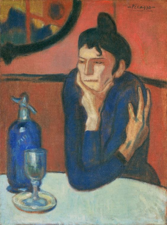 Картины The absinthe drinker (Pablo Picasso)