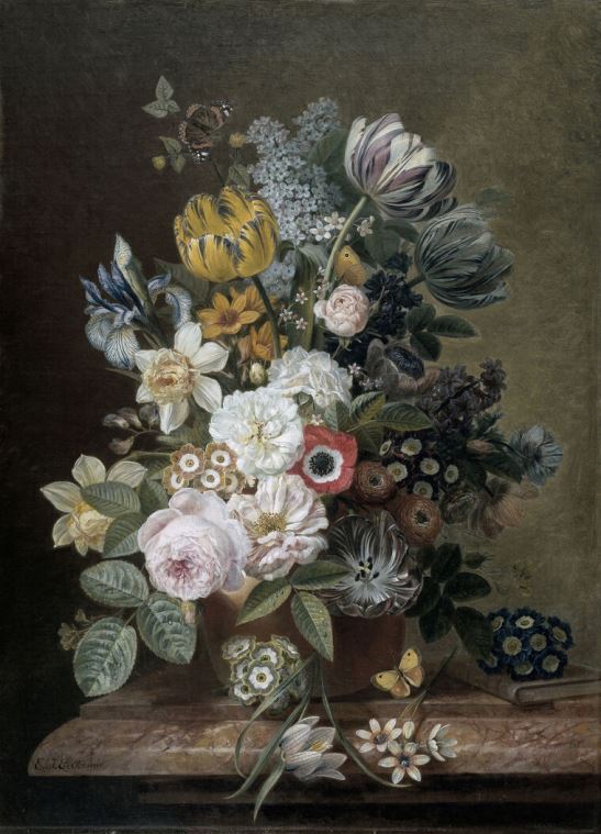Картины Still life with flowers (Elke yelles of the Elkem)
