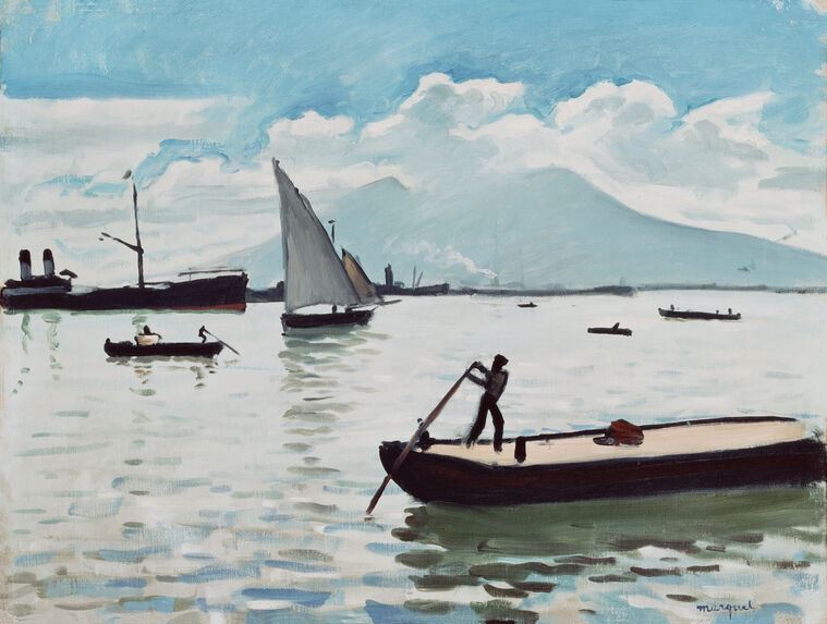 Картины Gulf of Naples (albert Stamp)