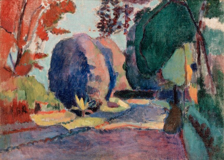 Картины The Jardin du Luxembourg (Henri Matisse)