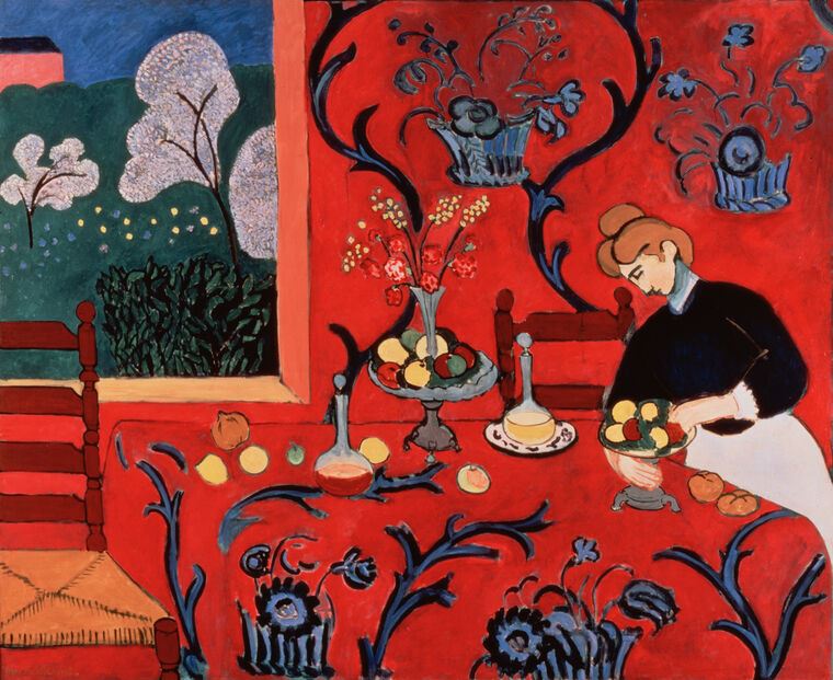 Картины The red room (Matisse)