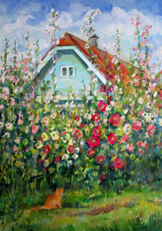 Paintings A series of picturesque views of the house and храм_1