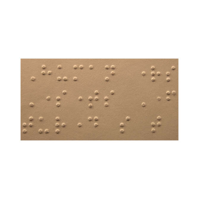 Printing in Braille