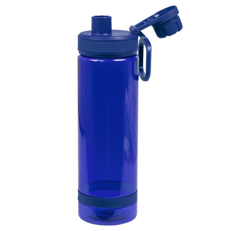 Бутылки для воды с логотипом Oslo, 700 мл, пластик, с силиконовым кольцом Бутылки для воды с логотипом Oslo, 700 мл, пластик, с силиконовым кольцом