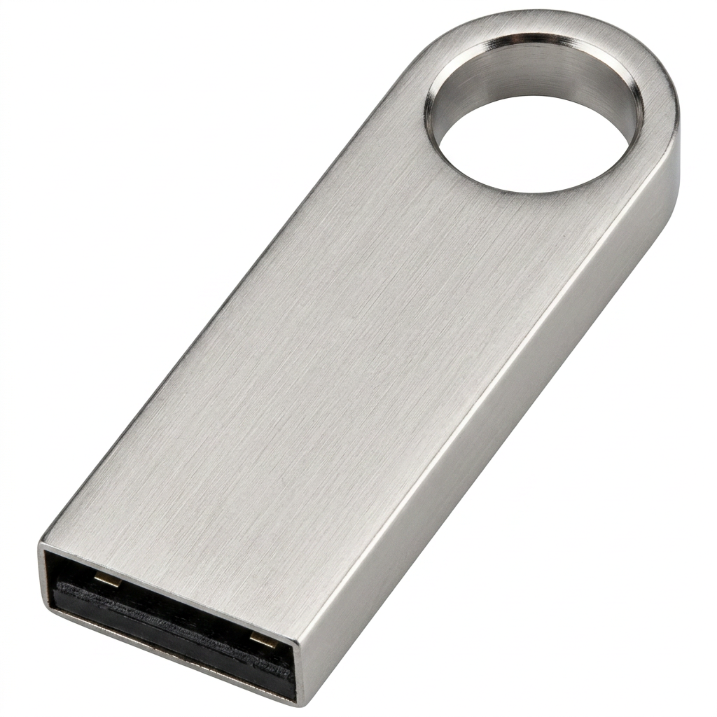 Флешки Ring 16 Гб, USB 2.0, металл, серебристый Флешки Ring 16 Гб, USB 2.0, металл, серебристый