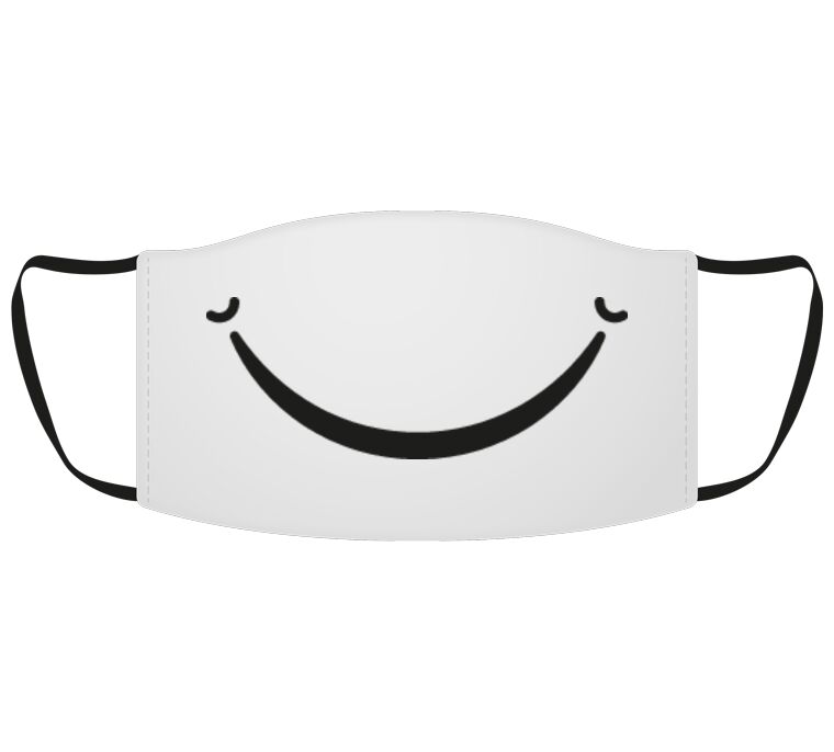 Face Masks Smiley face on a white background