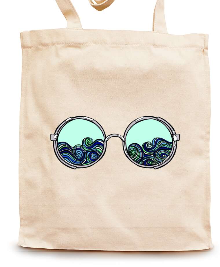 Bags shoppers Glasses waves