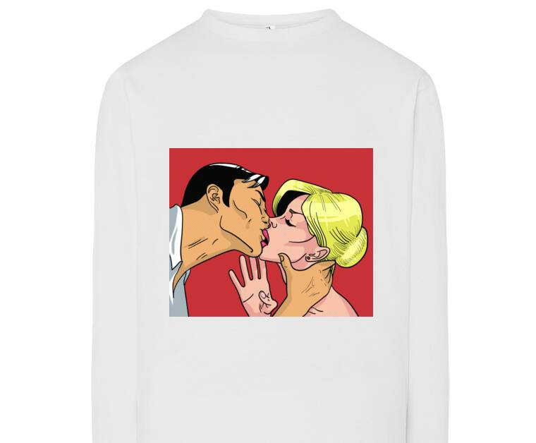 Лонгсливы Kiss pop art