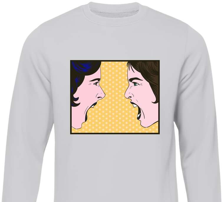 Sweatshirts Pop art Dispute