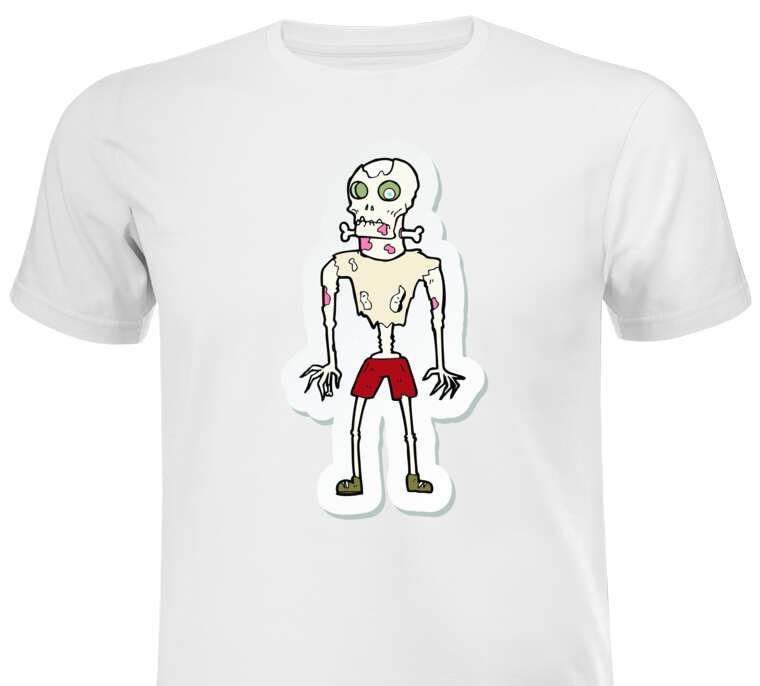 T-shirts, sweatshirts, hoodies Cartoon zombie