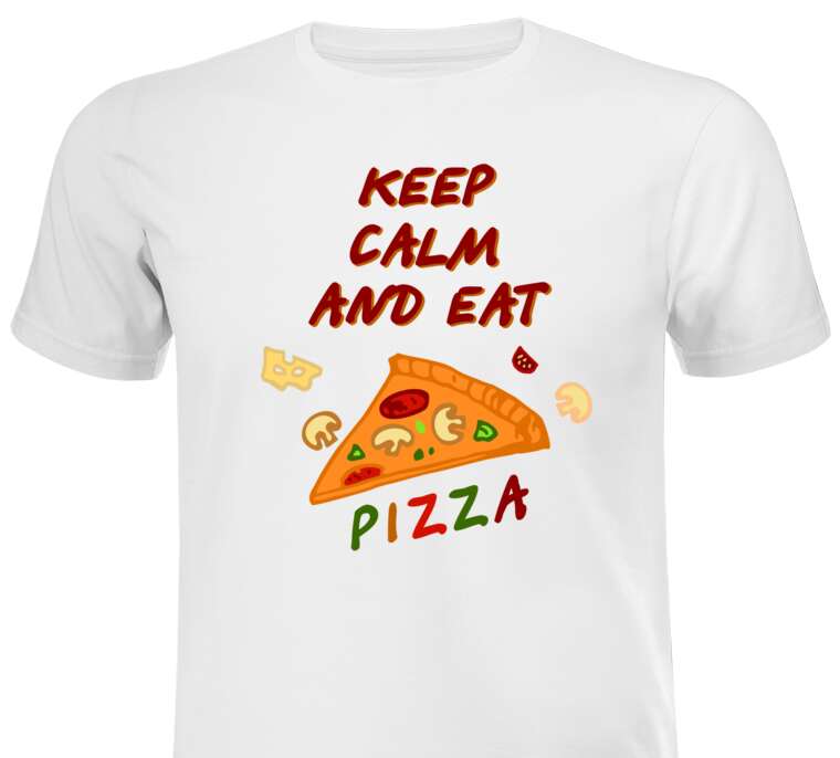 Майки, футболки Eat pizza