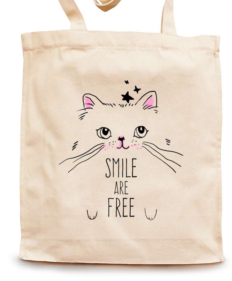 Shopping bags Smile are free