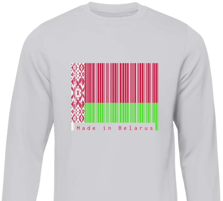 Sweatshirts Barcode Made in Belarus