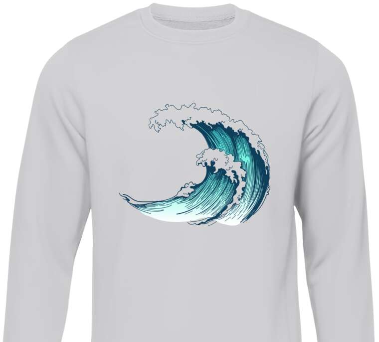Sweatshirts Sea wave