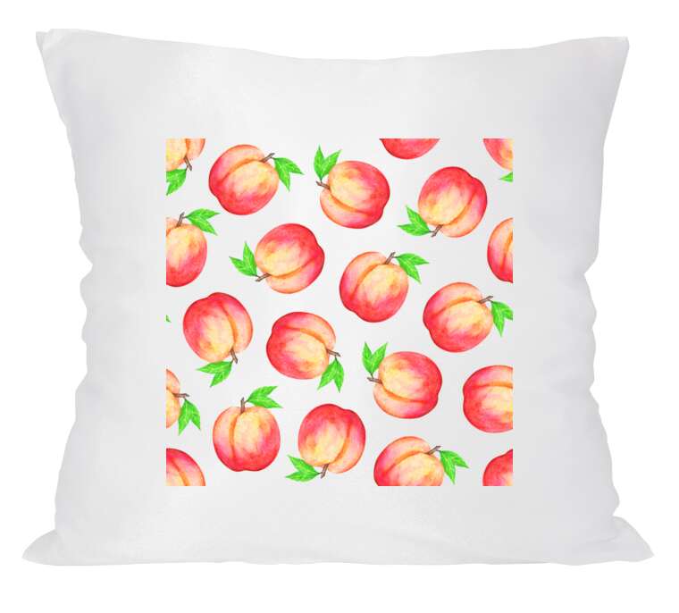Подушки Watercolor peaches