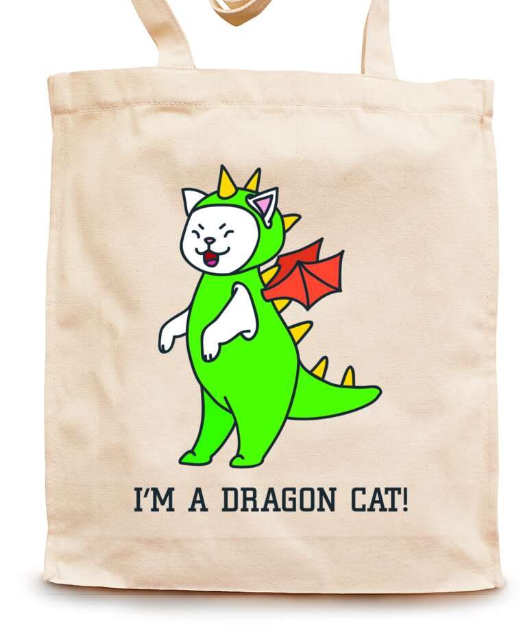 Сумки-шопперы I'm a dragon cat!