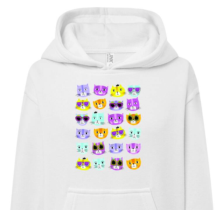 Толстовки, худи детские Colorful faces