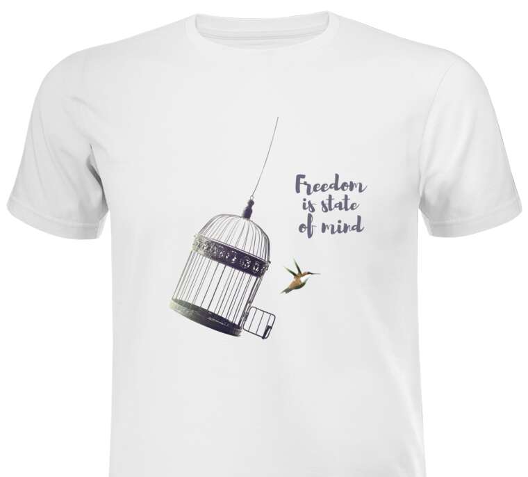 T-shirts, T-shirts Freedom is state of mind