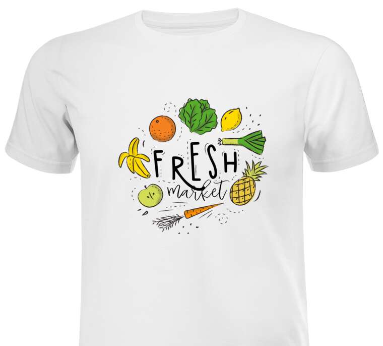 T-shirts, T-shirts Fresh market