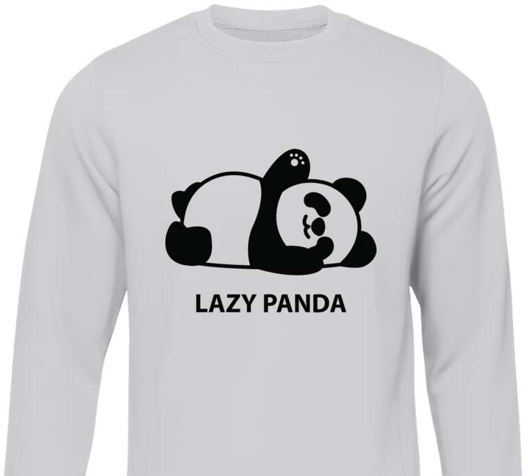 Sweatshirts Lazy Panda