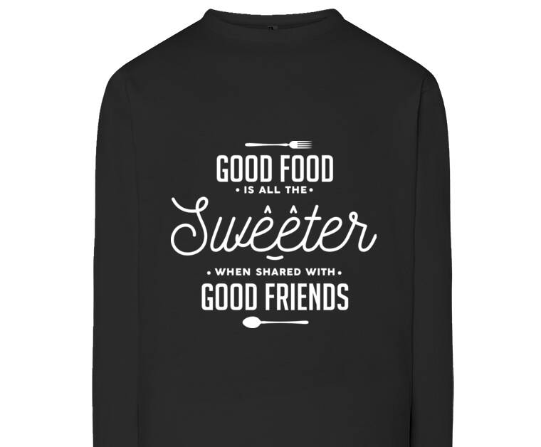 Лонгсливы Надпись Good food