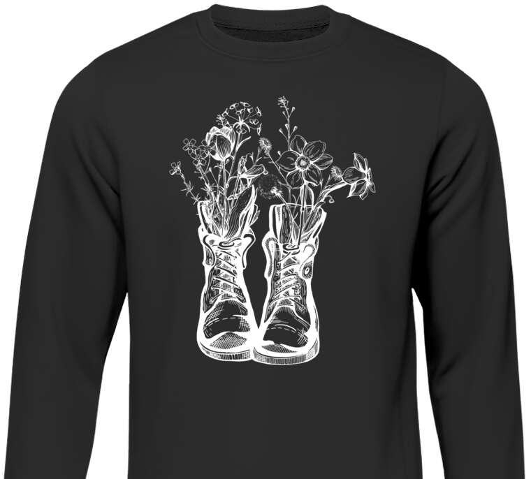 Sweatshirts Flowers in boots
