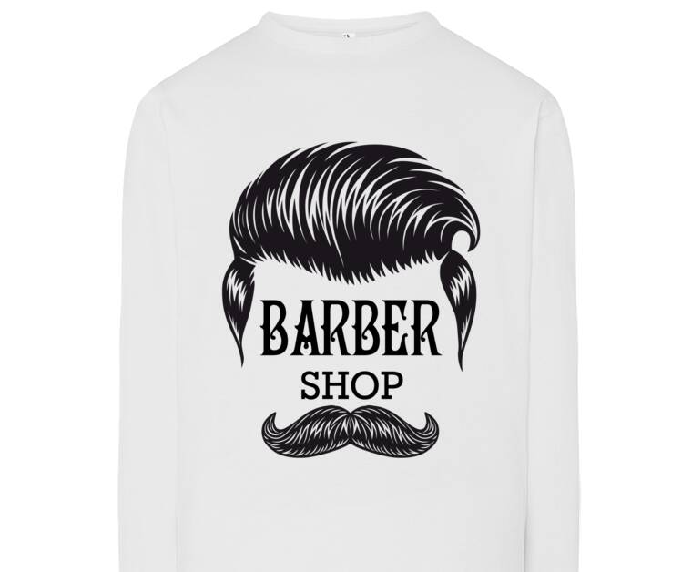 Лонгсливы Barber shop Mens face