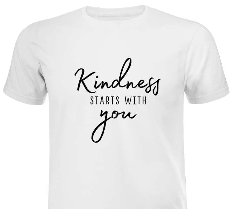 Майки, футболки Kindness starts with you