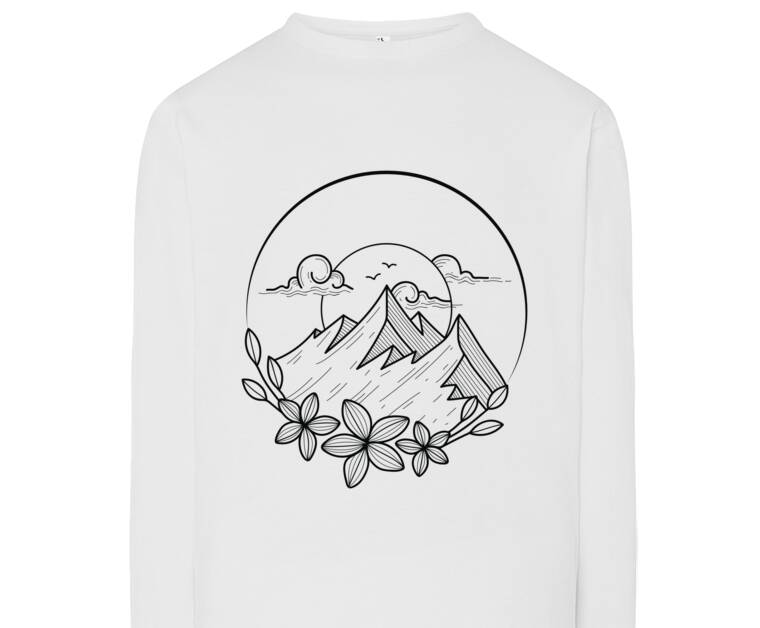 Лонгсливы Mountains and the sun