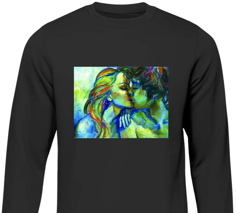 Sweatshirts Painting couple in love