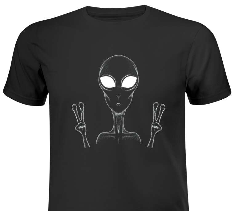 Майки, футболки Инопланетянин телепортация 