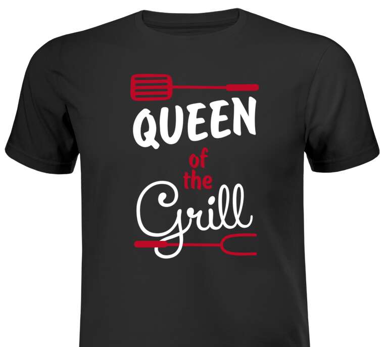 T-shirts, sweatshirts, hoodies Queen of the grill