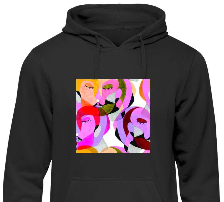 Hoodies, hoodies Face abstraction