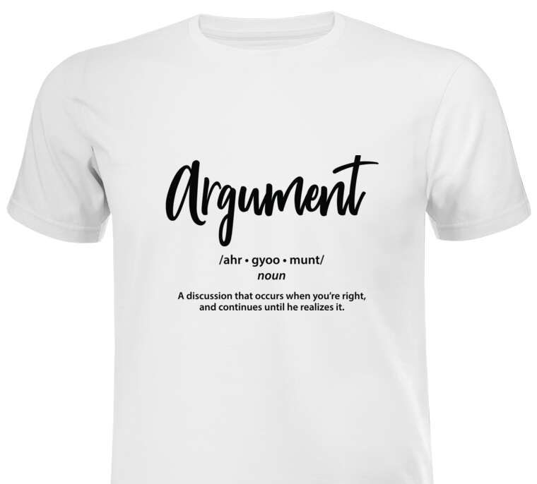 Майки, футболки Argument