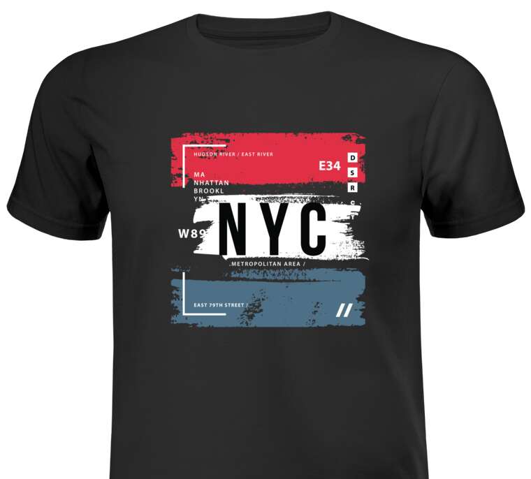 Майки, футболки Инициалы города New York