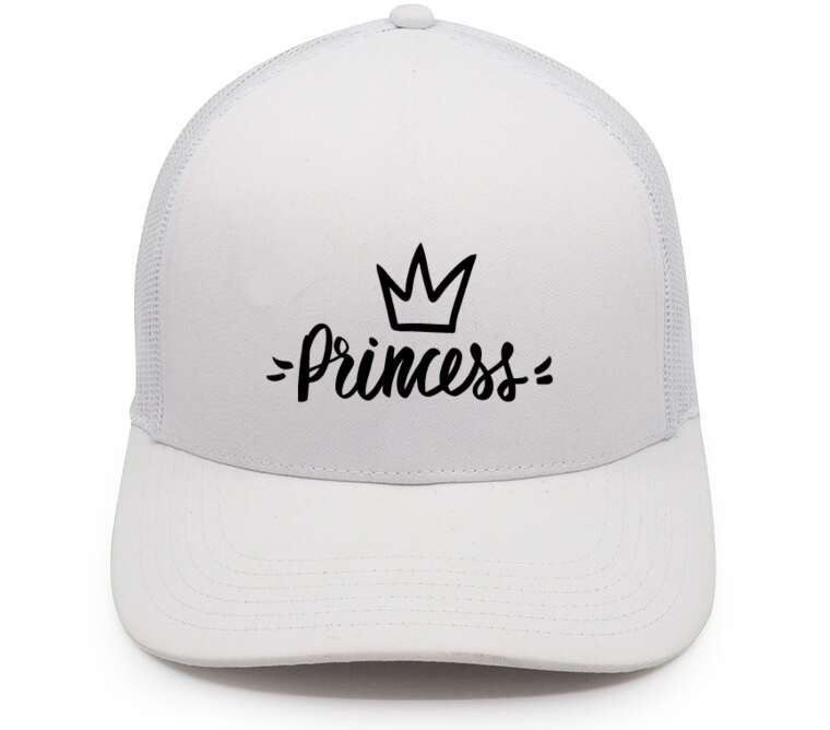 Кепки, бейсболки с сеткой Принцесса