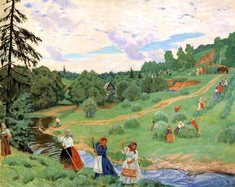 Reproduction paintings Haymaking