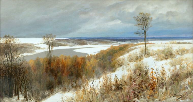 Reproduction paintings Early snow